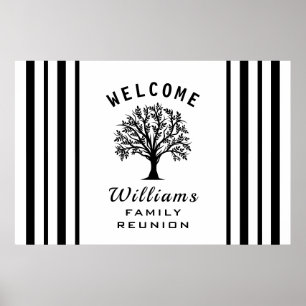 Family Wiedersehen Cool Tree Sommerurlaub Road Tri Poster