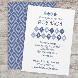 Family Wiedersehen Custom Party Celebration Fun Bl Einladung