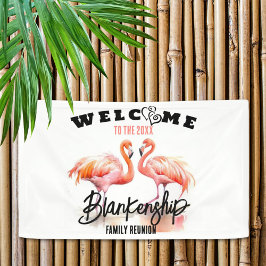 Family Wiedersehen Flamingo möchte Custom hören Banner