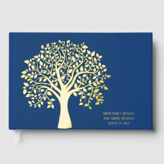 Family Wiedersehen Foil Guestbook Gästebuch (Vorderseite)