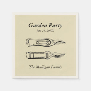 Family Wiedersehen Garden Party Paper Napkins Serviette