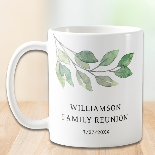 Family Wiedersehen Greenery Kaffeetasse (Von Creator hochgeladen)