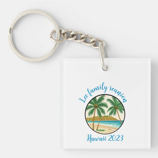 Family Wiedersehen Hawaii Schlüsselanhänger (Vorderseite)