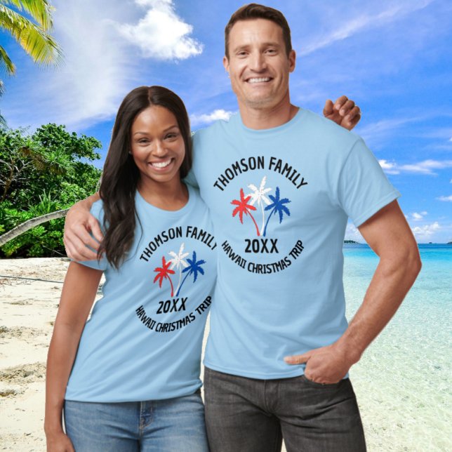 Family Wiedersehen Hawaii Weihnachtsurlaub T-Shirt (Von Creator hochgeladen)