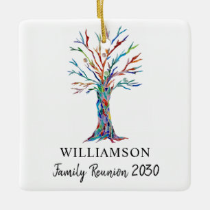 Family Wiedersehen Individuelle Name Family Tree Keramikornament