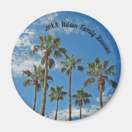 Family Wiedersehen Keepake Palmen und Blue Sky Magnet