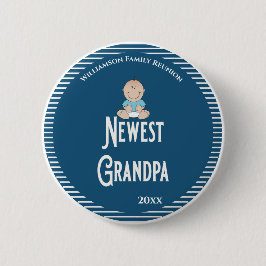 Family Wiedersehen New Opa Es ist ein Junge! Button