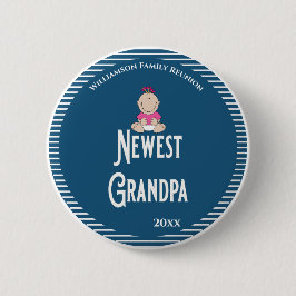 Family Wiedersehen New Opa Es ist ein Mädchen! Button