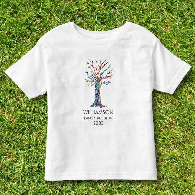 Family Wiedersehen Rainbow Family Tree Kleinkind T-shirt (Von Creator hochgeladen)