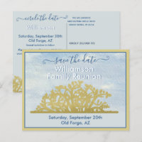 Family Wiedersehen Save the Date Genealogie Tree