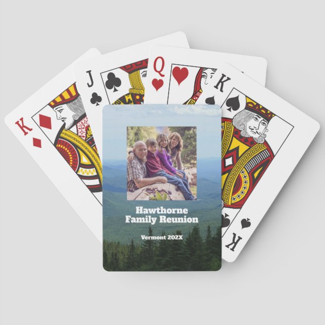 Family Wiedersehen Souvenir Spielkarten (Rückseite)