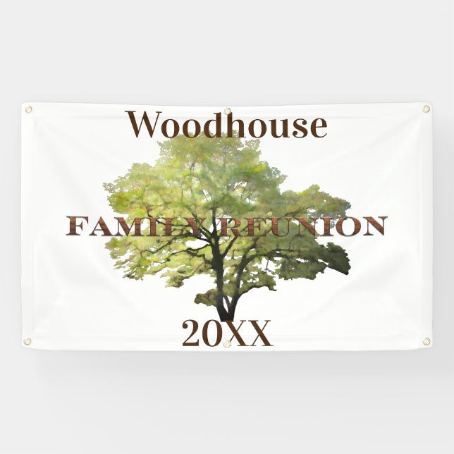 Family Wiedersehen Tree Banner (Horizontal)