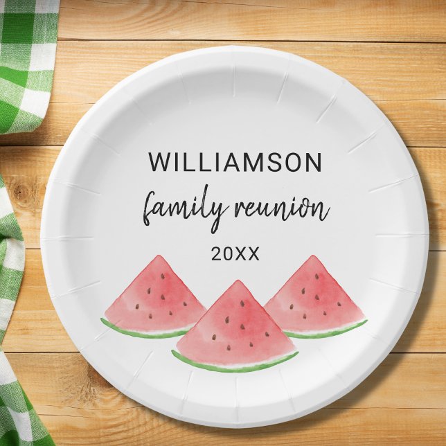 Family Wiedersehen Watermelon Pappteller (Von Creator hochgeladen)