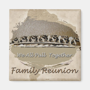 Family Wiedersehen White Elephants Magnet