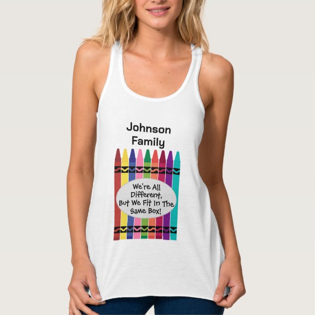 Family Wiedersehen Womens Racerback Tank Top (Vorderseite)