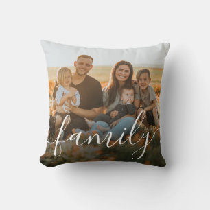 FAMILY Writing Custom Foto Kissen