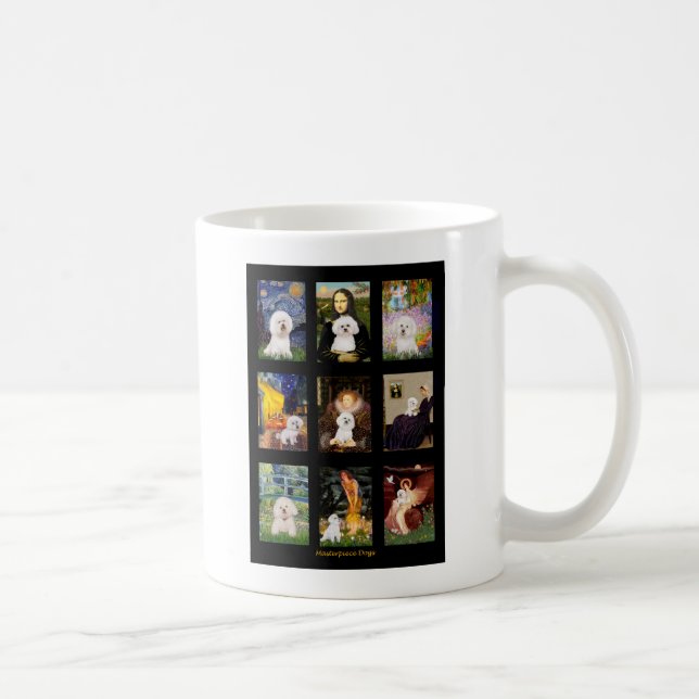 Famous Art Bichon Frise Composite Kaffeetasse (Rechts)