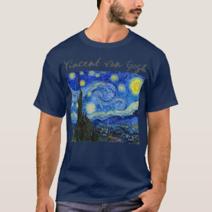 Famous Art Starry Night Artist Van Gogh Gemälde T-Shirt