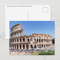 Famous Colosseum in Rome, Italy