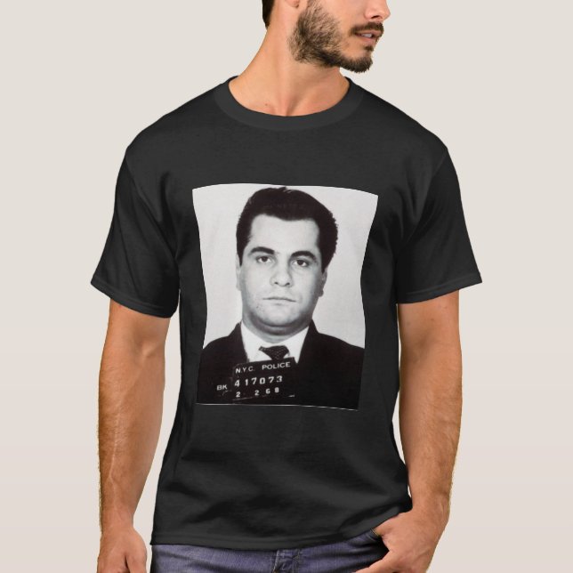 Famous John Gotti Mugshot T - Shirt (Vorderseite)