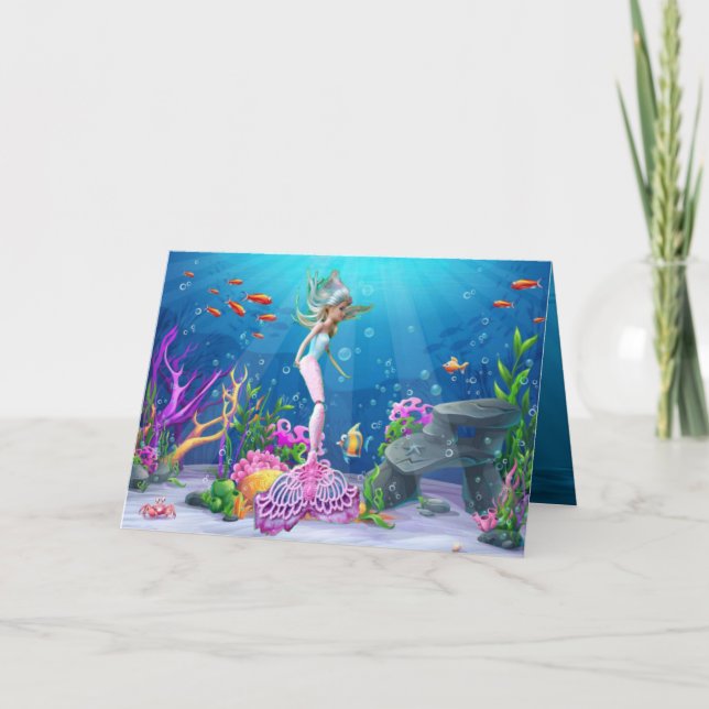 Famous Mermaid Karte (Vorderseite)