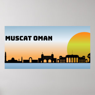 Famous Muscat Oman Poster