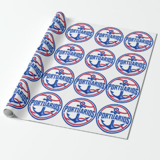 Fan artiko Beisbol Cuba Portuarios. Geschenkpapier