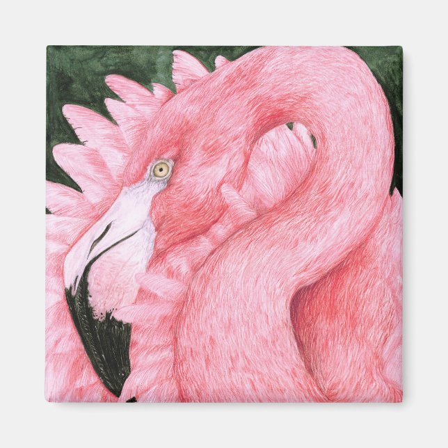 Fan Dancer - Flamingo Magnet (Vorne)