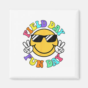 Fan Day Lächeln Face Teacher Kids Field Da Magnet