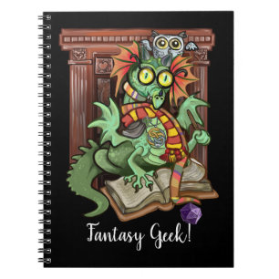 Fan Dragon "Fantasy Geek!" Notizblock