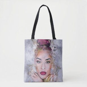 Fan Face Lip Eye Lipstick Papier Farbe News Tasche