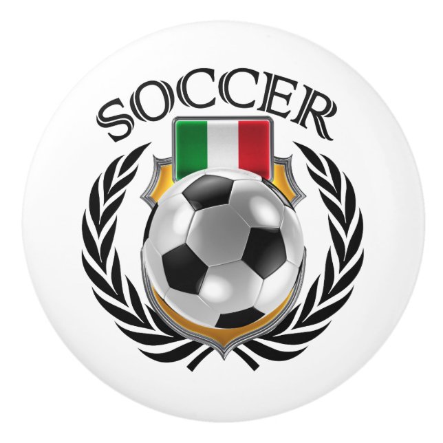 Fan-Gang Italien-Fußball-2016 Keramikknauf (Vorderseite)