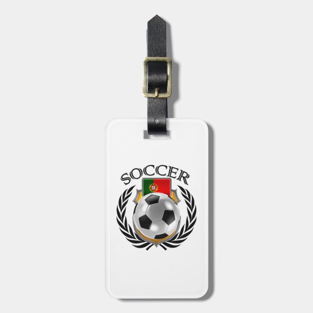 Fan-Gang Portugal-Fußball-2016 Gepäckanhänger (Vorderseite vertikal)