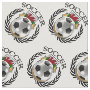 Fan-Gang Wales-Fußball-2016 Stoff