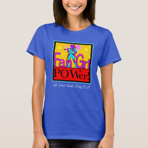 Fan Grl Power "Lass Dein Geek Flag Fly" T - Shirt