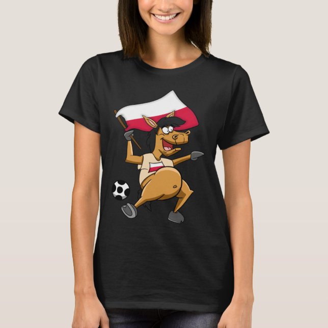 Fan horse Poland T-Shirt (Vorderseite)