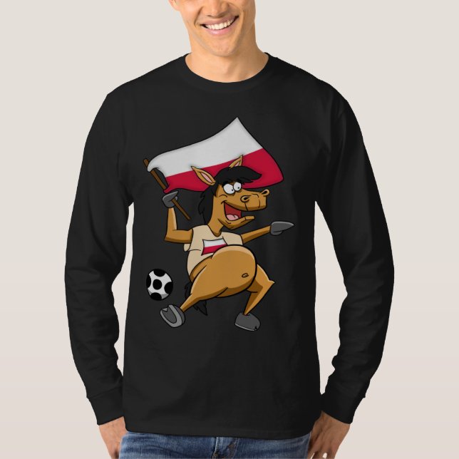 Fan horse Poland T-Shirt (Vorderseite)