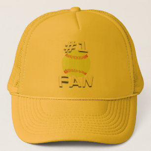Fan-Hut des Softball-#1 Truckerkappe