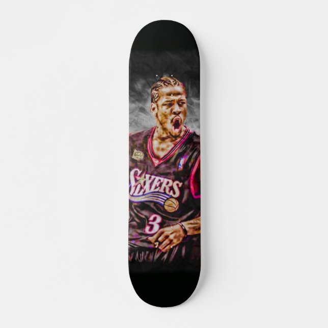 Fan-Kunst Iverson alle natürliche Skateboard (Vorne)