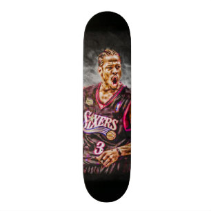 Fan-Kunst Iverson alle natürliche Skateboard