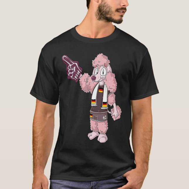 Fan Poodle Germany T-Shirt (Vorderseite)