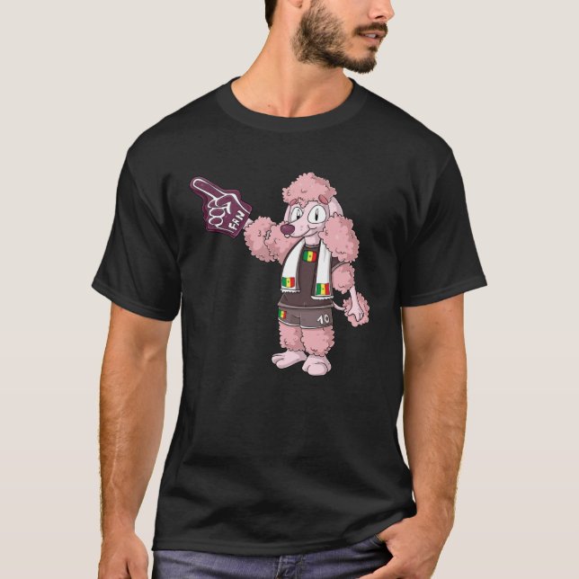 Fan Poodle Senegal T-Shirt (Vorderseite)