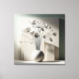 Fan-Shaped Floral Structure Leinwanddruck