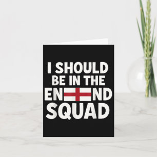 Fan von England sollte ich beim Squad-Support sein Karte
