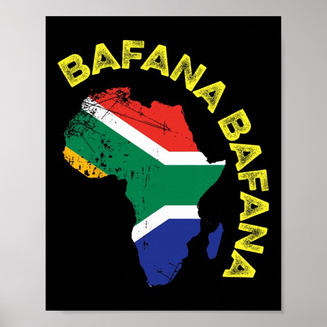 Fana Fana Südafrika Fußball  Poster (Vorne)