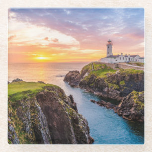 Fanad Hauptleuchtturm Co.   Donegal Irland Glasuntersetzer