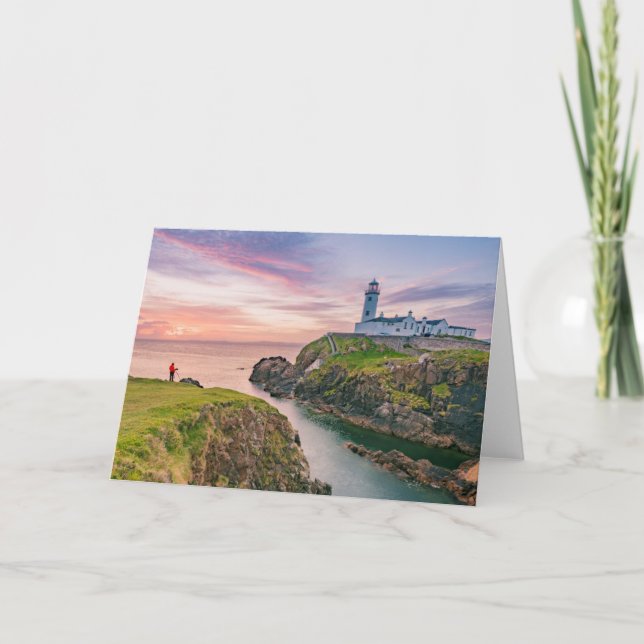 Fanad Hauptleuchtturm | Donegal, Irland Karte (Vorderseite)