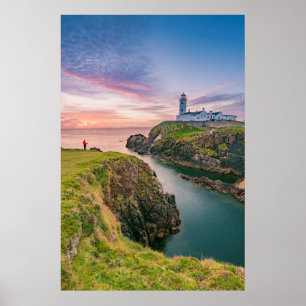 Fanad Head Lighthouse Donegal, Irland Poster