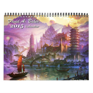 Fanastic Kunst 2015 Kalender durch David A. Baker