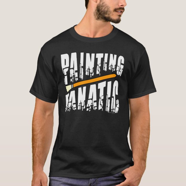Fanatic-Malerei T-Shirt (Vorderseite)